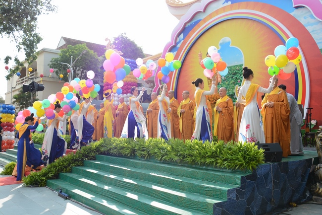The Vesak Great Ceremony in 2020 at Hoang Phap Pagoda