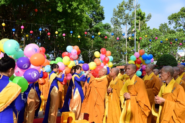 The Vesak Great Ceremony in 2020 at Hoang Phap Pagoda