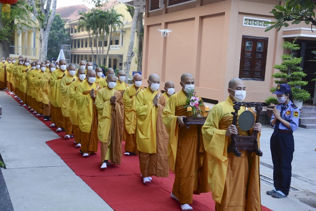 The Vesak Great Ceremony in 2020 at Hoang Phap Pagoda
