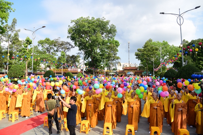 The Vesak Great Ceremony in 2020 at Hoang Phap Pagoda