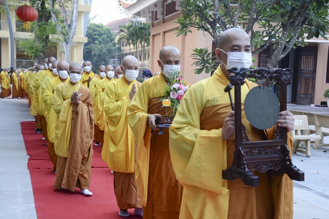 The Vesak Great Ceremony in 2020 at Hoang Phap Pagoda