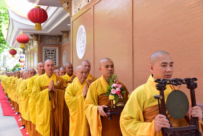 The Vesak Great Ceremony in 2020 at Hoang Phap Pagoda