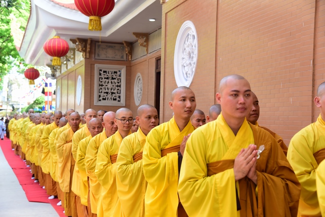 The Vesak Great Ceremony in 2020 at Hoang Phap Pagoda