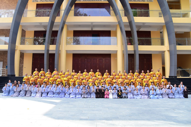 The Vesak Great Ceremony in 2020 at Hoang Phap Pagoda