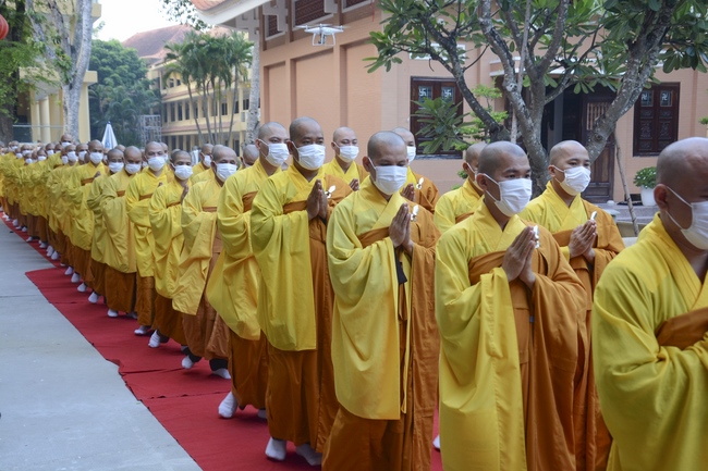 The Vesak Great Ceremony in 2020 at Hoang Phap Pagoda