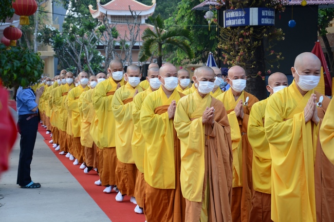 The Vesak Great Ceremony in 2020 at Hoang Phap Pagoda