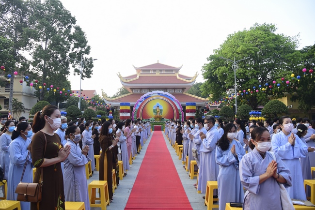 The Vesak Great Ceremony in 2020 at Hoang Phap Pagoda