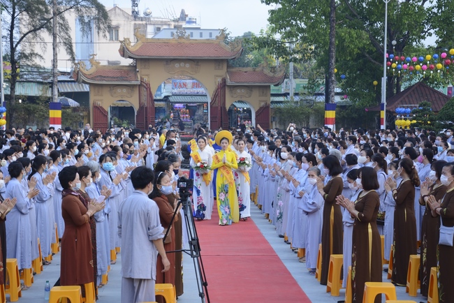 The Vesak Great Ceremony in 2020 at Hoang Phap Pagoda