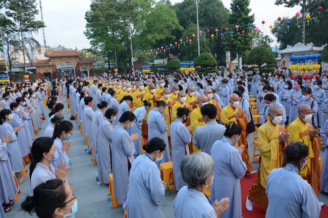 The Vesak Great Ceremony in 2020 at Hoang Phap Pagoda