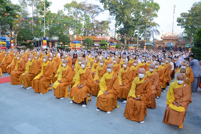 The Vesak Great Ceremony in 2020 at Hoang Phap Pagoda
