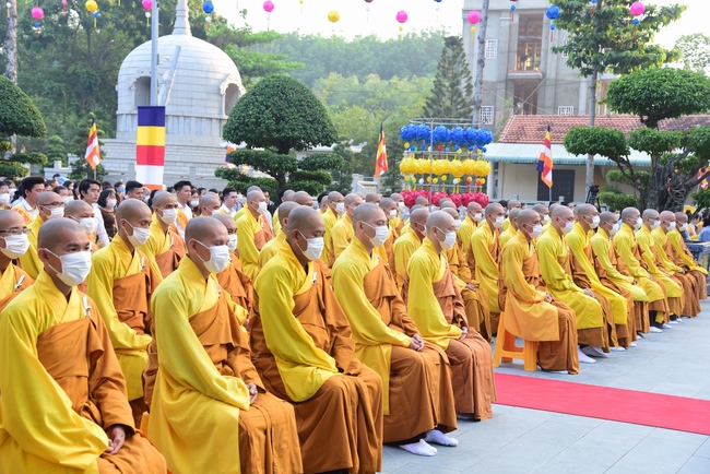 The Vesak Great Ceremony in 2020 at Hoang Phap Pagoda