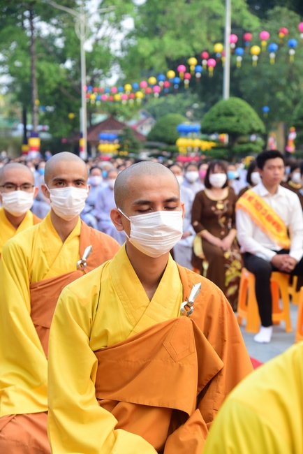 The Vesak Great Ceremony in 2020 at Hoang Phap Pagoda