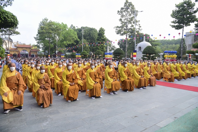 The Vesak Great Ceremony in 2020 at Hoang Phap Pagoda