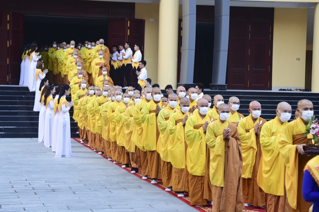 The Vesak Great Ceremony in 2020 at Hoang Phap Pagoda