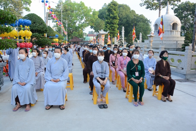 The Vesak Great Ceremony in 2020 at Hoang Phap Pagoda