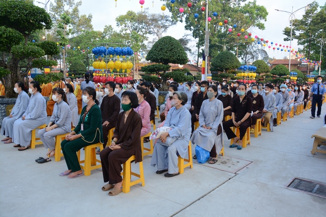 The Vesak Great Ceremony in 2020 at Hoang Phap Pagoda