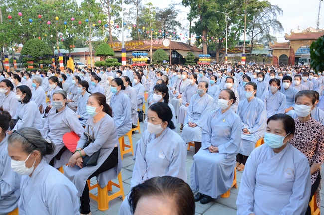 The Vesak Great Ceremony in 2020 at Hoang Phap Pagoda