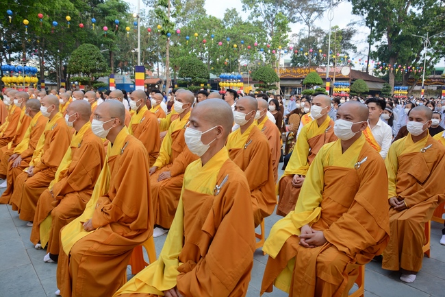 The Vesak Great Ceremony in 2020 at Hoang Phap Pagoda