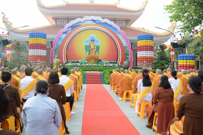 The Vesak Great Ceremony in 2020 at Hoang Phap Pagoda