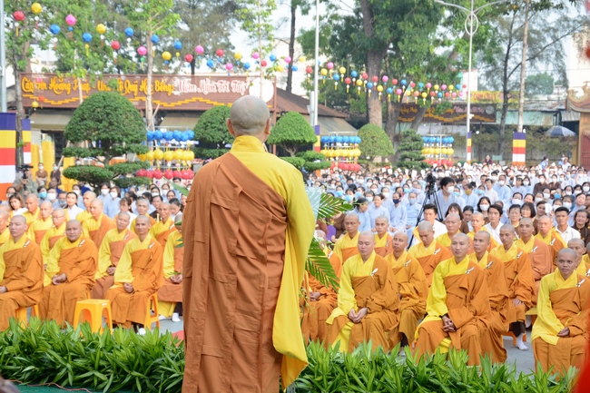 The Vesak Great Ceremony in 2020 at Hoang Phap Pagoda