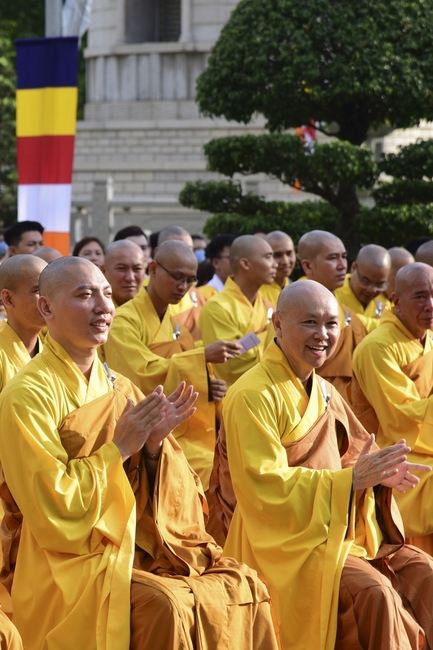 The Vesak Great Ceremony in 2020 at Hoang Phap Pagoda