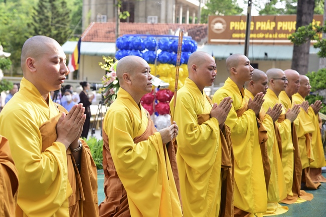 The Vesak Great Ceremony in 2020 at Hoang Phap Pagoda