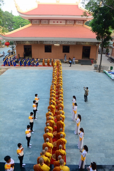 The Vesak Great Ceremony in 2020 at Hoang Phap Pagoda