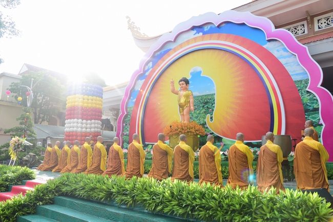 The Vesak Great Ceremony in 2020 at Hoang Phap Pagoda