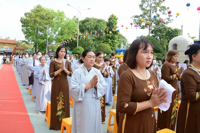 The Vesak Great Ceremony in 2020 at Hoang Phap Pagoda