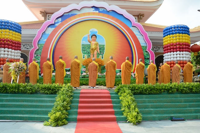 The Vesak Great Ceremony in 2020 at Hoang Phap Pagoda