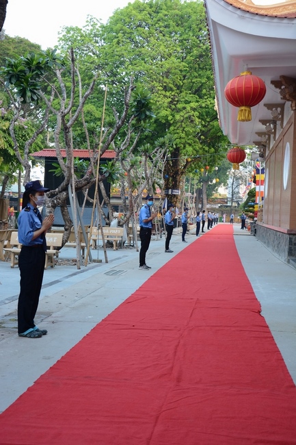 The Vesak Great Ceremony in 2020 at Hoang Phap Pagoda
