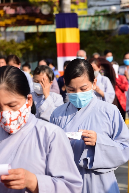 The Vesak Great Ceremony in 2020 at Hoang Phap Pagoda