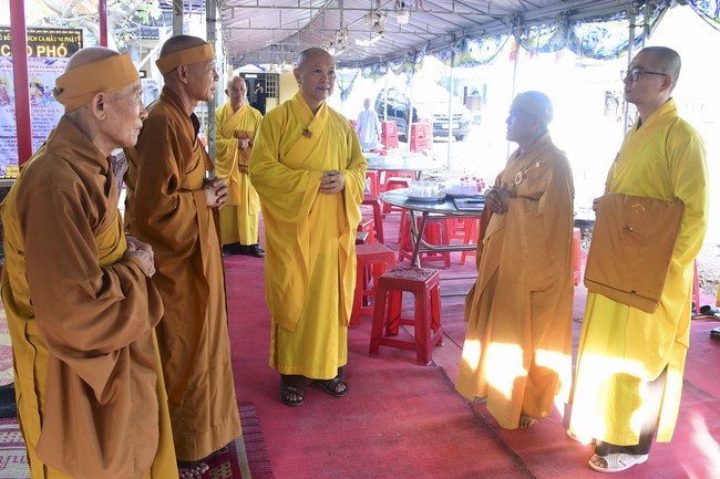 Viếng tang lễ cố Hòa thượng chùa Phật Bửu, Hóc Môn