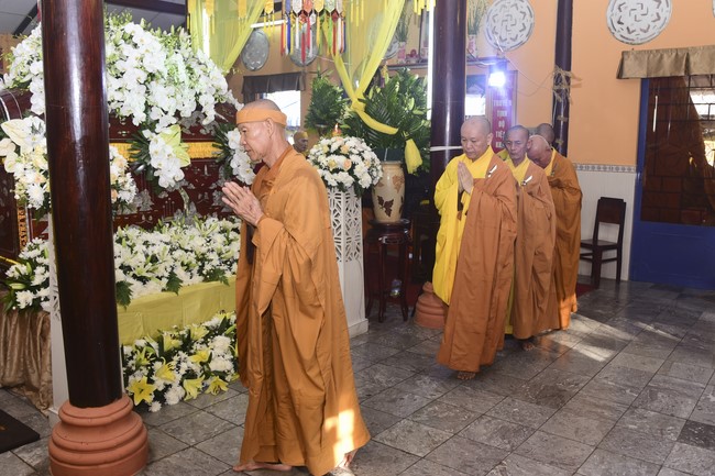 Viếng tang lễ cố Hòa thượng chùa Phật Bửu, Hóc Môn