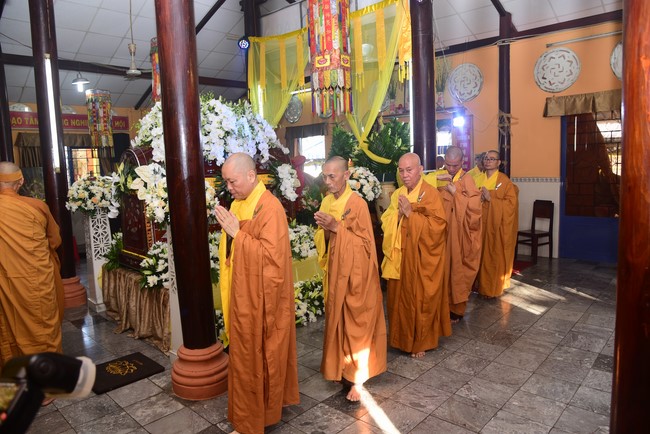 Viếng tang lễ cố Hòa thượng chùa Phật Bửu, Hóc Môn