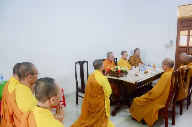 The ceremony of putting the first stone for construction of the main hall of Dang Phap pagoda in Binh Phuoc.