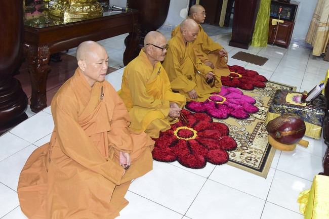 Monks of Hoang Phap Pagoda Joining in the Monastic Confession