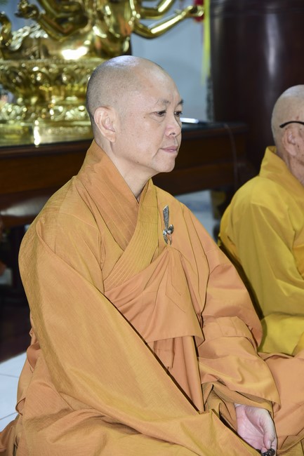 Monks of Hoang Phap Pagoda Joining in the Monastic Confession