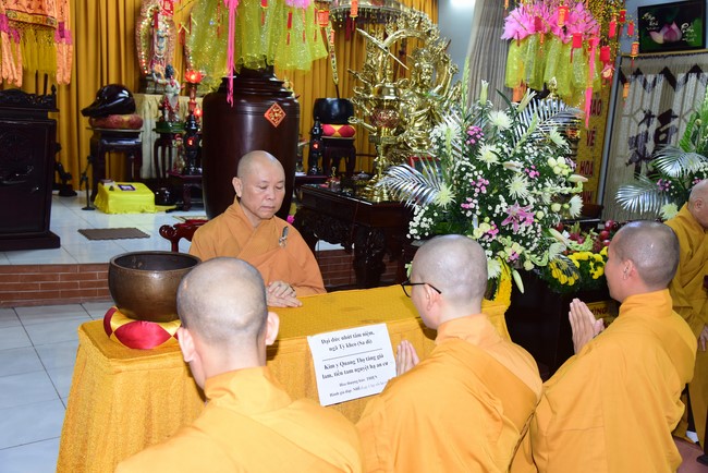 Monks of Hoang Phap Pagoda Joining in the Monastic Confession