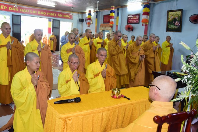 Monks of Hoang Phap Pagoda Joining in the Monastic Confession