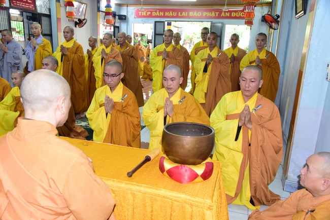 Monks of Hoang Phap Pagoda Joining in the Monastic Confession