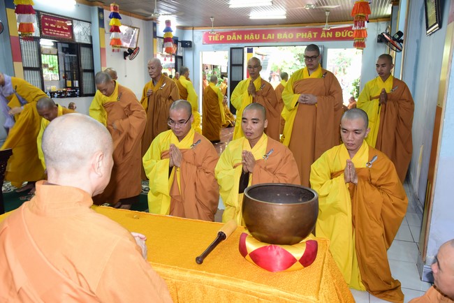 Monks of Hoang Phap Pagoda Joining in the Monastic Confession
