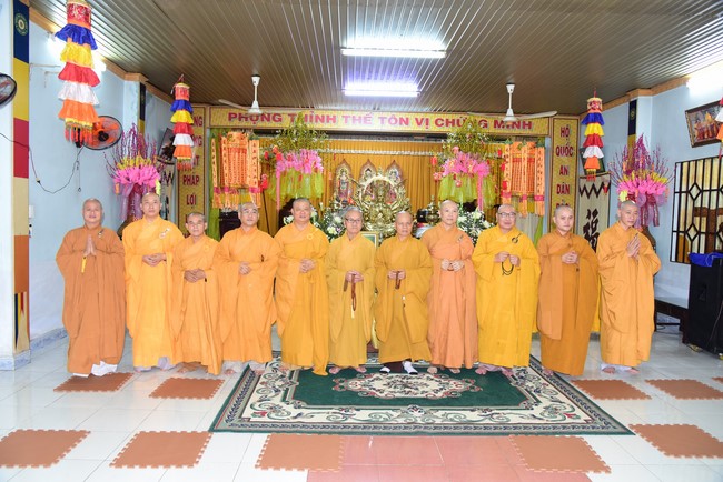 Monks of Hoang Phap Pagoda Joining in the Monastic Confession