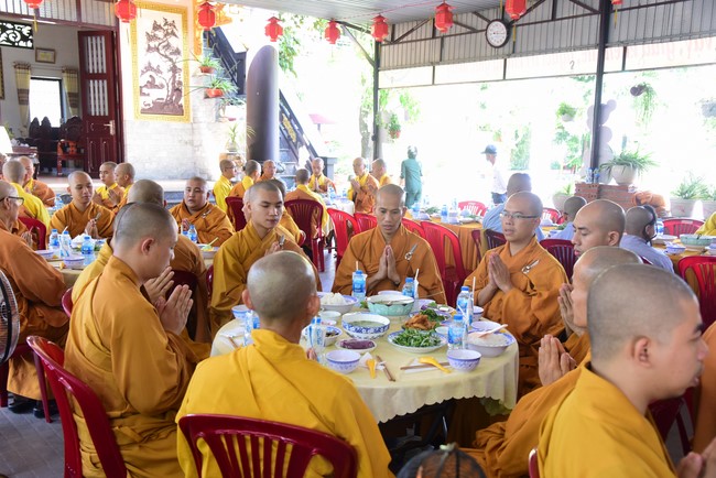 Monks of Hoang Phap Pagoda Joining in the Monastic Confession