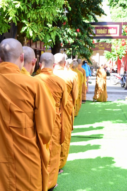 Monks of Hoang Phap Pagoda Joining in the Monastic Confession