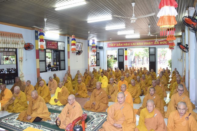 Monks of Hoang Phap Pagoda Joining in the Monastic Confession