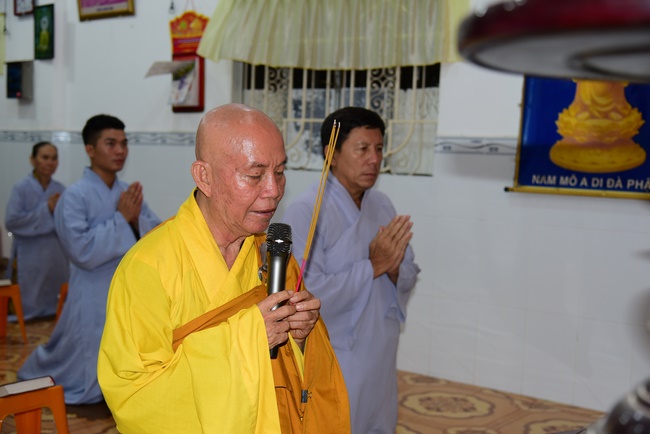 Repentant Ceremony at Minh Chat  ashram in Can Tho