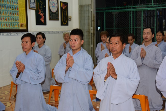 Repentant Ceremony at Minh Chat  ashram in Can Tho