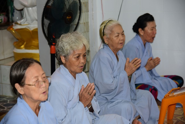 Repentant Ceremony at Minh Chat  ashram in Can Tho