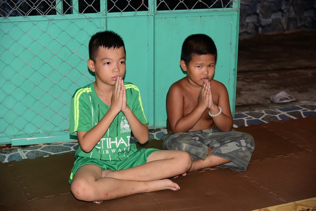 Repentant Ceremony at Minh Chat  ashram in Can Tho